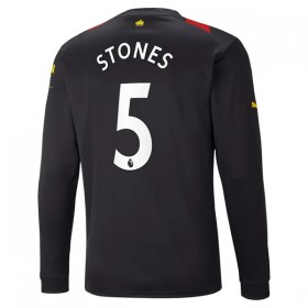 Manchester City Stones 5 Udebane 2022-23 - Fodboldtrøjer (L/S)